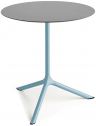 Стол ламинированный обеденный складной Scab Design Tripe Maxi Folding сталь, компакт-ламинат HPL голубой, светло-серый Фото 5
