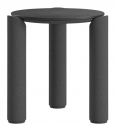 Столик кофейный каменный SNOC Lorvain Nightfall S песчаник, алюминий, камень темно-серый Фото 1