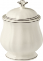Сахарница Gien Filet Taupe фаянс белый, тортора Фото 1