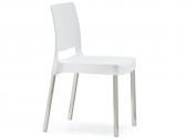Стул пластиковый PEDRALI Joi алюминий, стеклопластик белый Фото 6