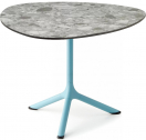 Столик ламинированный кофейный Scab Design Tripe сталь, компакт-ламинат HPL голубой, зернистый Фото 1
