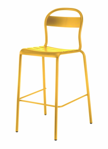 Стул барный металлический Colos Stecca 5 алюминий Фото 16