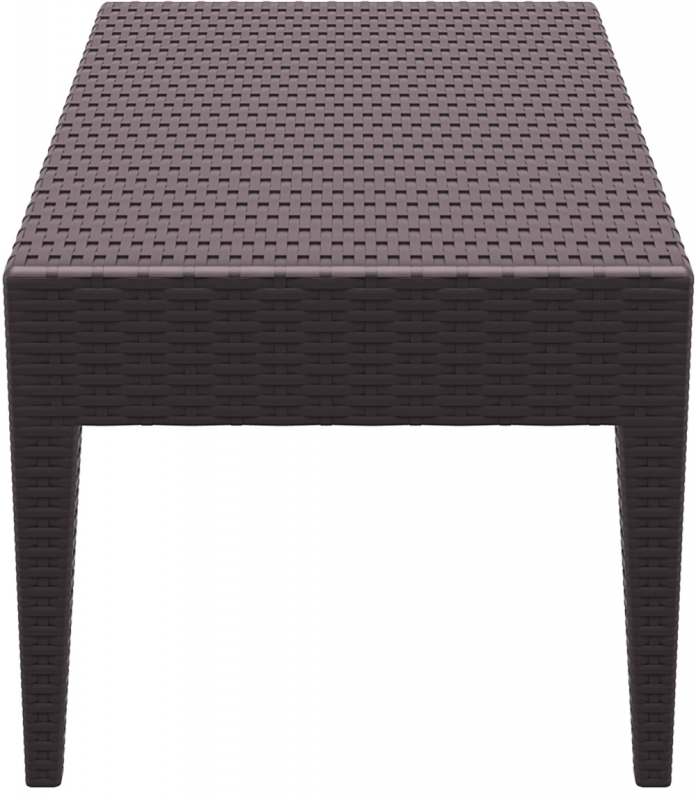 Столик пластиковый плетеный журнальный Miami Lounge Table