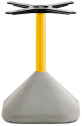 Подстолье металлическое PEDRALI Concrete бетон, сталь серый,желтый Фото 1