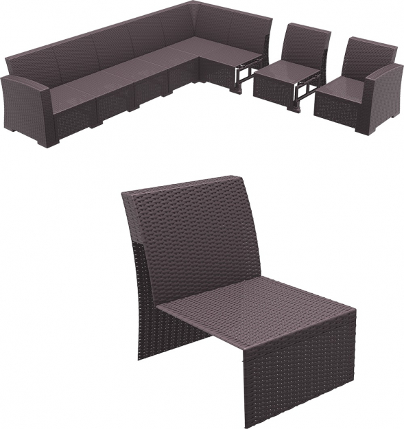 Модуль дополнительный для дивана Monaco Lounge Extension Part