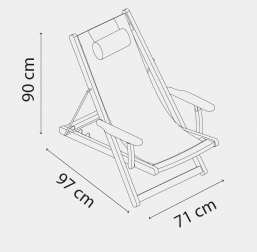 Кресло-шезлонг деревянное складное-thumbs-Фото3