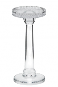 Подсвечник колонна EDG Candle Holder стекло прозрачный Фото 1