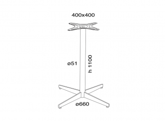Подстолье металлическое барное-thumbs-Фото3