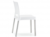 Стул пластиковый PEDRALI Joi алюминий, стеклопластик белый Фото 7