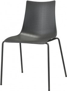 Стул пластиковый Scab Design Bella Intrecciata сталь, технополимер антрацит Фото 1