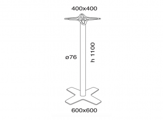 Подстолье металлическое барное-thumbs-Фото3