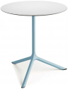 Стол ламинированный обеденный Scab Design Tripe Maxi сталь, компакт-ламинат HPL голубой, белый Фото 1