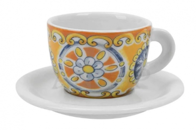 Кофейные пары для капучино Ancap Edex фарфор деколь Capriccio Italiano Фото 10