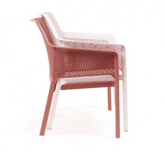 Комплект пластиковой мебели Nardi Net Relax стеклопластик коралловый Фото 10