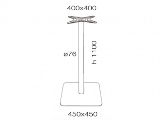 Подстолье металлическое барное-thumbs-Фото3