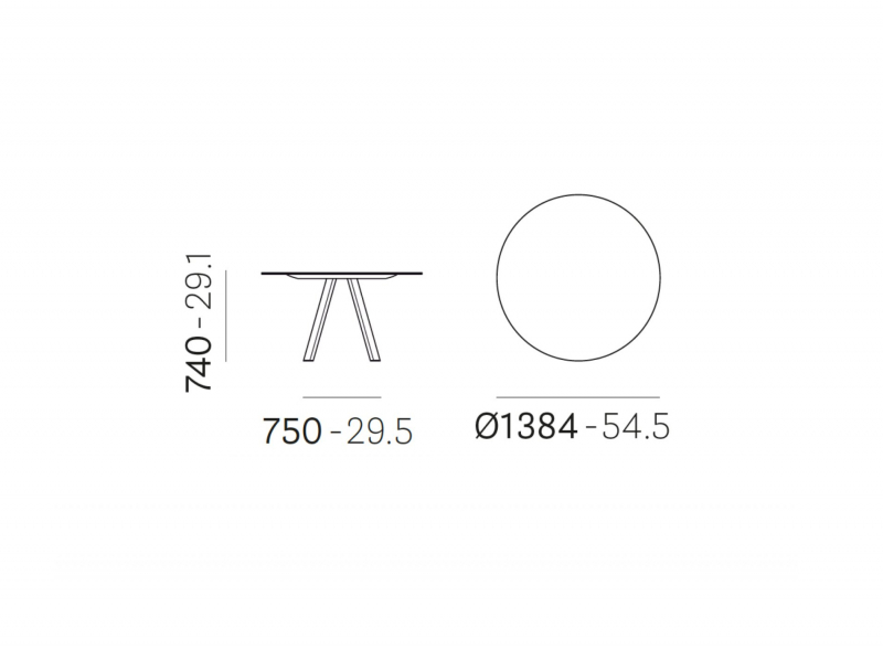 Стол ламинированный Arki-Table Wood