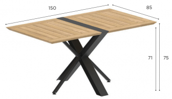 Стол деревянный обеденный складной-thumbs-Фото4