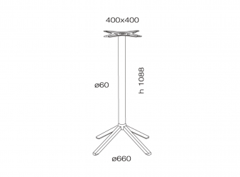 Подстолье металлическое барное-thumbs-Фото3
