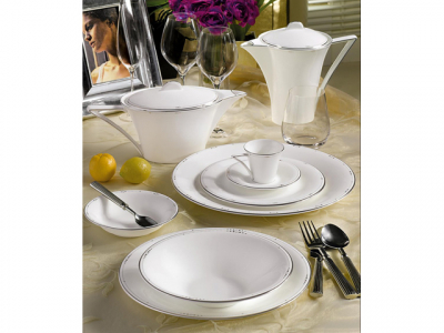 Столовый сервиз Mikasa Bone China Deco Tiffany фарфор белый Фото 1