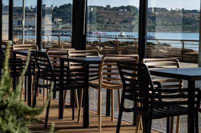 Стул пластиковый Nardi Doga Bistrot стеклопластик капучино Фото 6