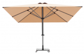 Зонт профессиональный 3х4 м THEUMBRELA SEMSIYE EVI Lux Telescopic Manuel алюминий, полиэстер бежевый Фото 1