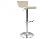 Стул пластиковый барный Nardi пластик, хромированная сталь слоновая кость Фото 1