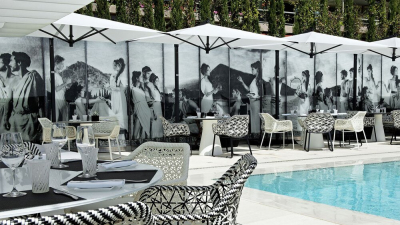 Зонт профессиональный 2х3 м Fim Rio алюминий, olefim графит, серый Фото 9