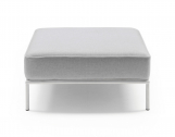 Пуф с подушкой Scab Design Flap сталь, акрил лен, белый Фото 7