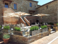Зонт профессиональный 4х4 м Scolaro Palladio Standard дерево ироко, акрил слоновая кость Фото 12