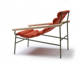 Кресло лаунж металлическое Scab Design Dress Code Fashion Indoor сталь, дуб, акрил оливковый, красный Фото 5