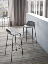 Стул пластиковый полубарный Gaber Alhambra 67 металл, технополимер Фото 8