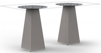 Подстолье пластиковое двойное-thumbs-Фото1