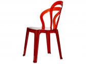 Стул прозрачный Scab Design Titi поликарбонат красный Фото 2
