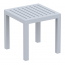 Столик пластиковый для лежака Siesta Contract Ocean Side Table пластик серебристый Фото 3