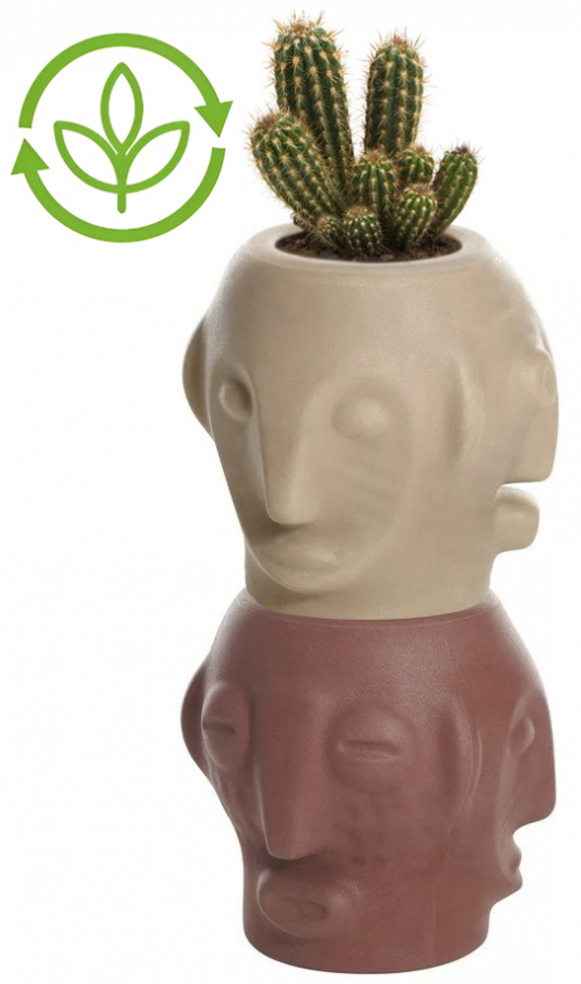 Кашпо из биопластика Threebu Totem Pot 2 Special