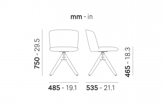 Стул деревянный с обивкой-thumbs-Фото3