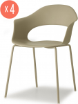 Комплект пластиковых кресел Lady B Set 4