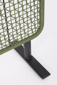 Ширма декоративная Garden Relax Babilo алюминий, роуп антрацит, зеленый Фото 4