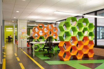 Стеллаж пластиковый книжный Hexa Standard