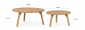 Комплект кофейных столиков Garden Relax Garita тик натуральный Фото 2