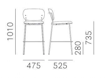 Стул барный с обивкой-thumbs-Фото3