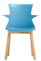Стул пластиковый Gaber Tema BL бук, технополимер Фото 4