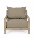 Кресло лаунж деревянное с подушками Garden Relax Maynard тик, полиэстер Фото 6