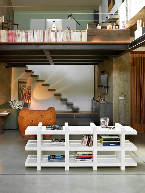 Стеллаж книжный пластиковый Booky 4 Standard