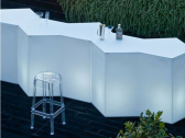 Стойка барная светящаяся PEDRALI Iceberg полиэтилен белый Фото 14