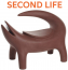 Стул из биопластика SLIDE Kroko Second Life биополиэтилен пустыня Намибии Фото 1