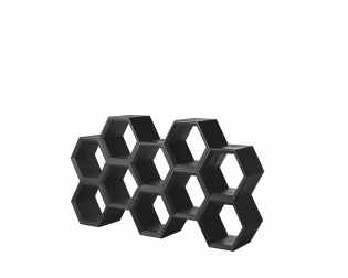 Стеллаж пластиковый книжный Hexa Standard
