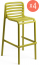 Комплект пластиковых барных стульев Nardi Doga Stool Set 4 стеклопластик грушевый Фото 4