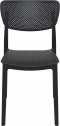 Стул пластиковый Siesta Contract Lucy стеклопластик черный Фото 5