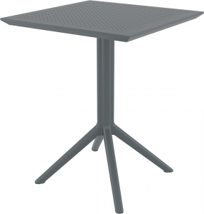 Комплект столов пластиковых складных Siesta Contract Sky Folding Table 60 Set 4 сталь, пластик темно-серый Фото 11